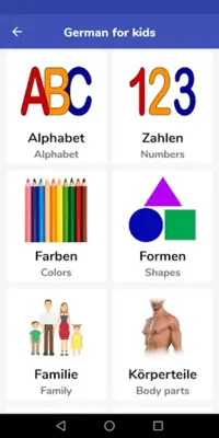 German For Kids android App screenshot 7